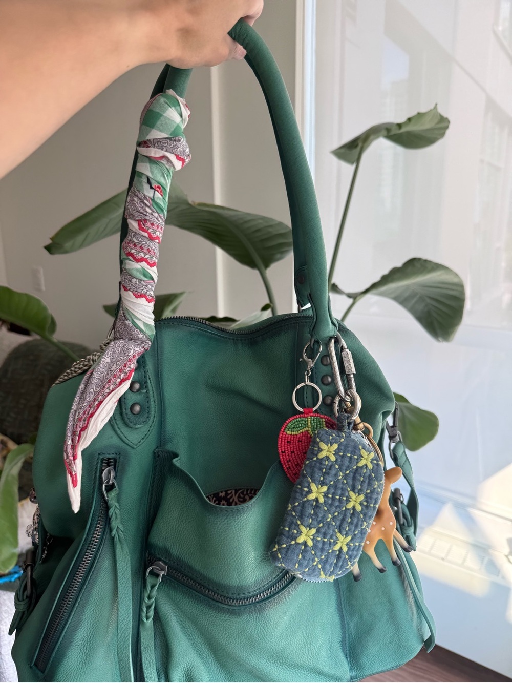 Free people- Emerson tote Greenary - Picture 2 of 5